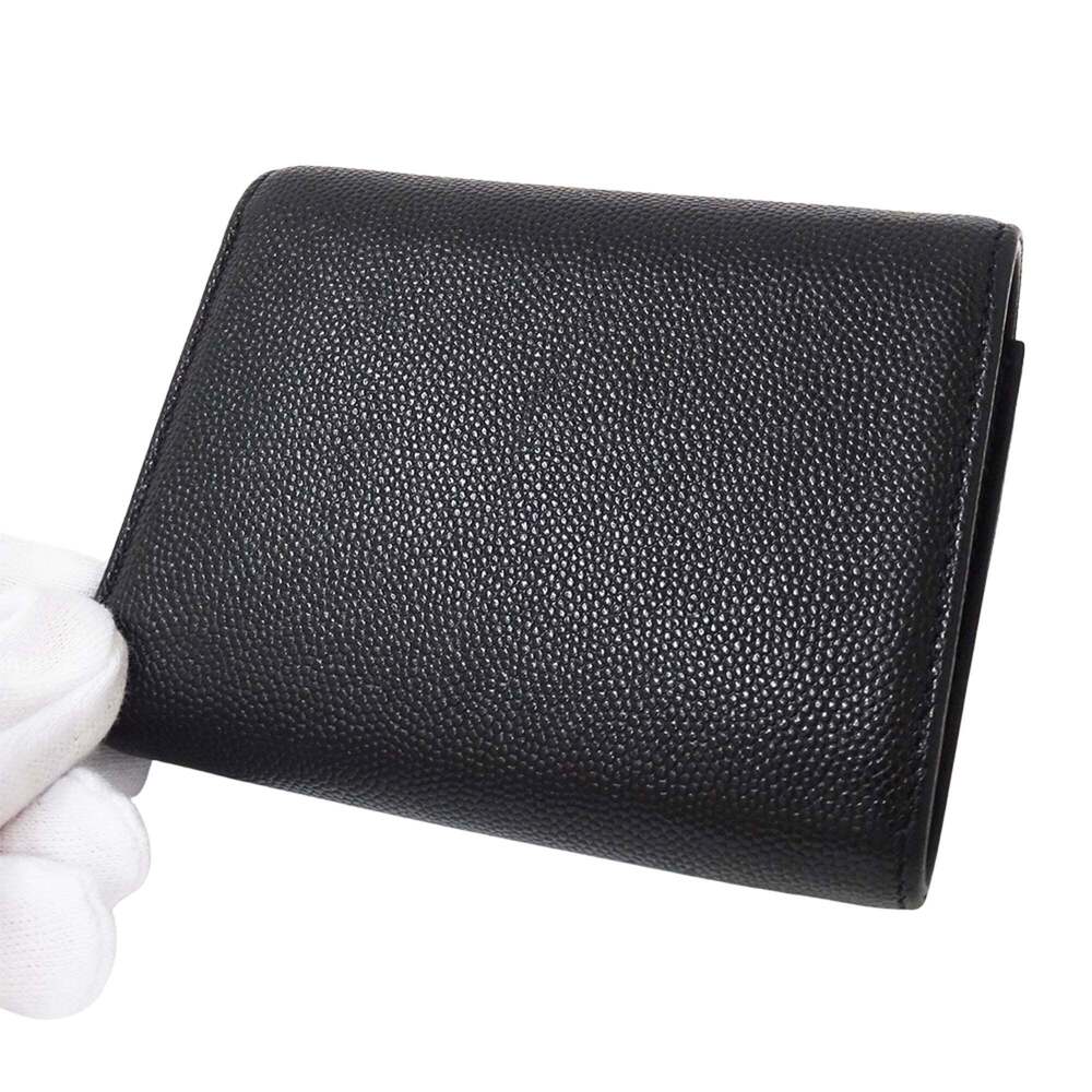 CHANEL Black Caviar Leather Logo Wallet - Picture 13 of 13
